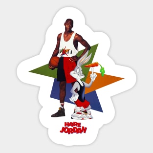 90s Rabbit Basketball Look Classic Sticker